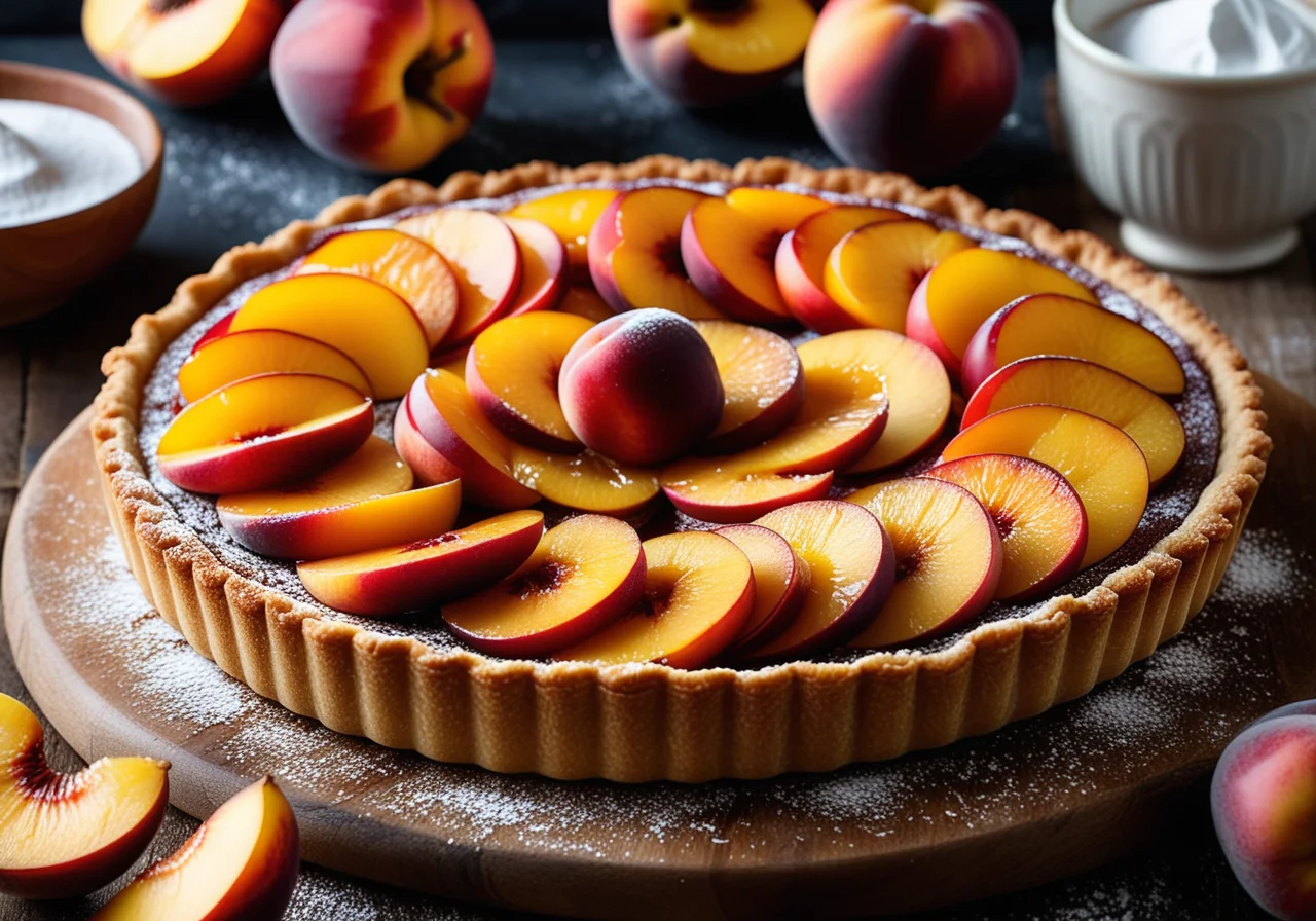 Nectarine Tart