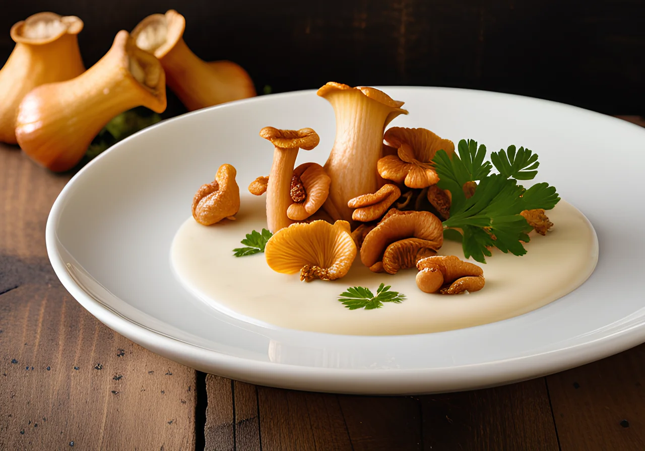 Chanterelles in Cream Sauce