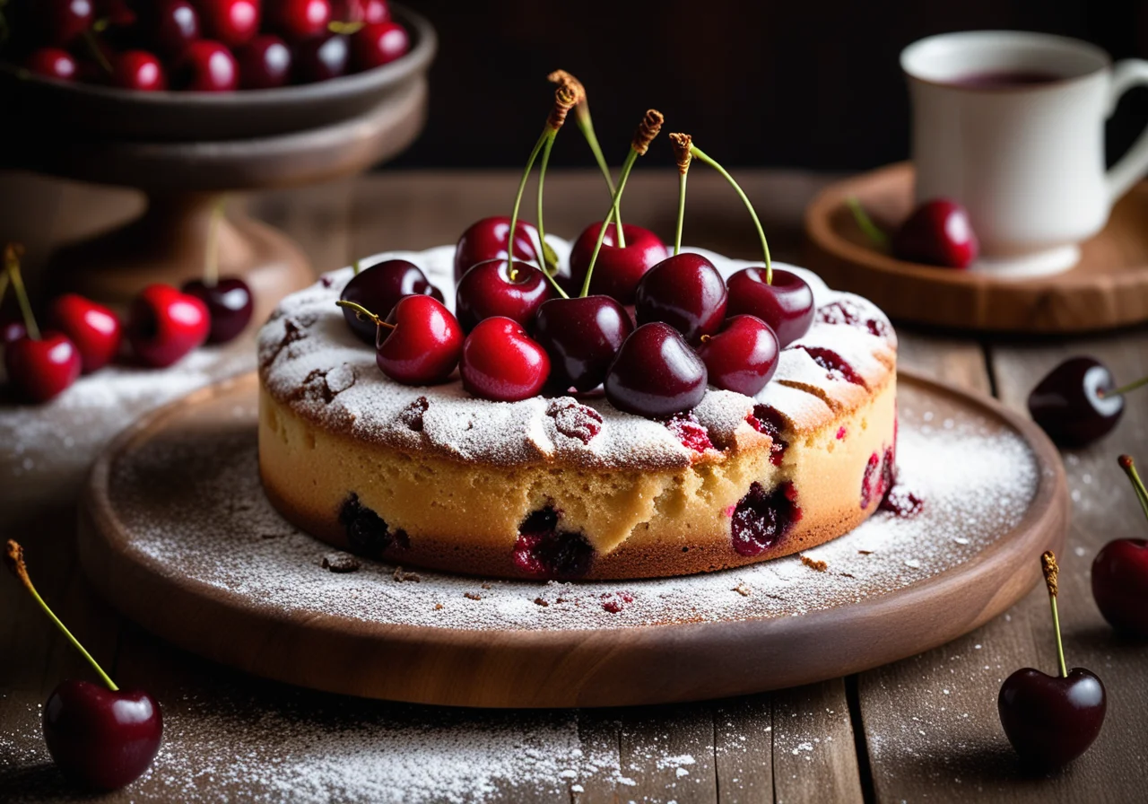 Small Cherry Cake