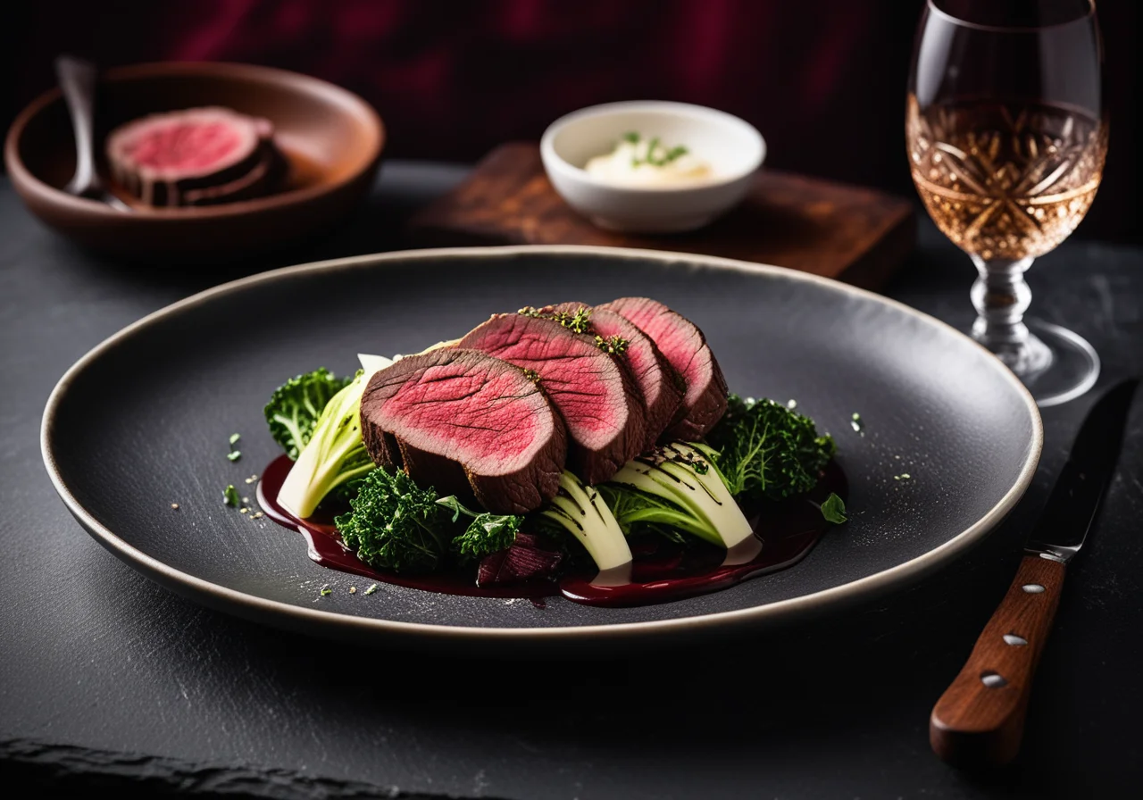 Beef Fillet in Red Wine Sauce