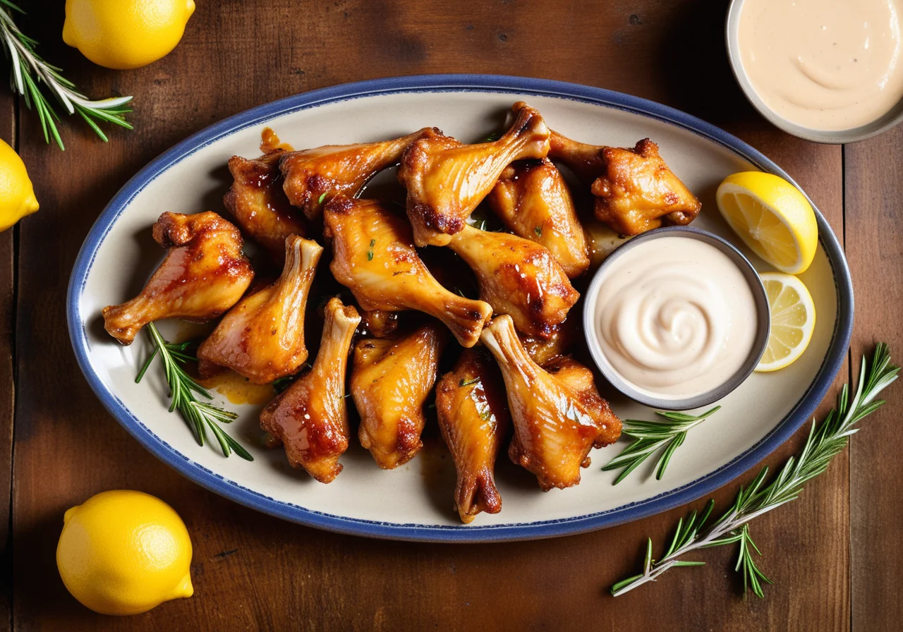 Lemon Chicken Wings