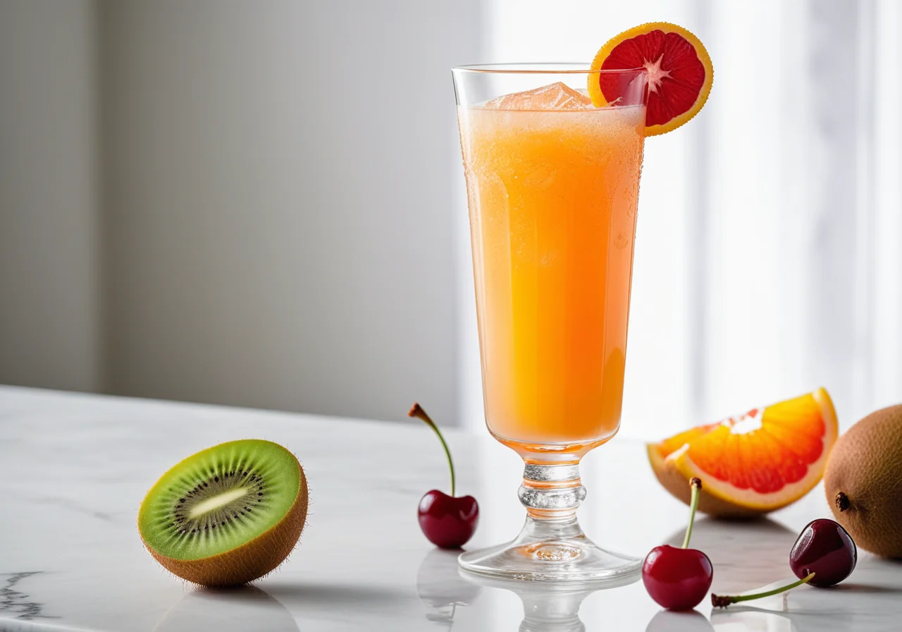 Kiwi-Orangen-Drink