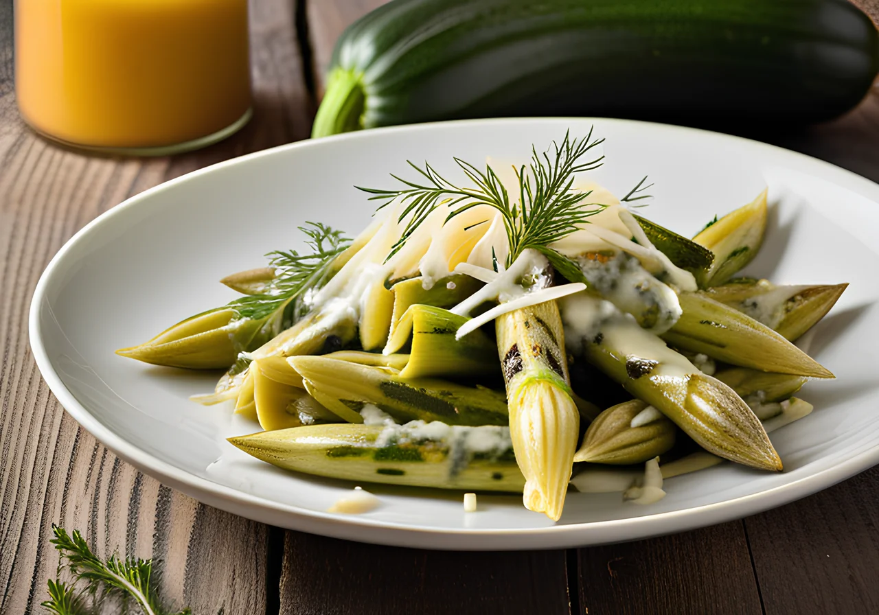 Pasta with Zucchini Sauce