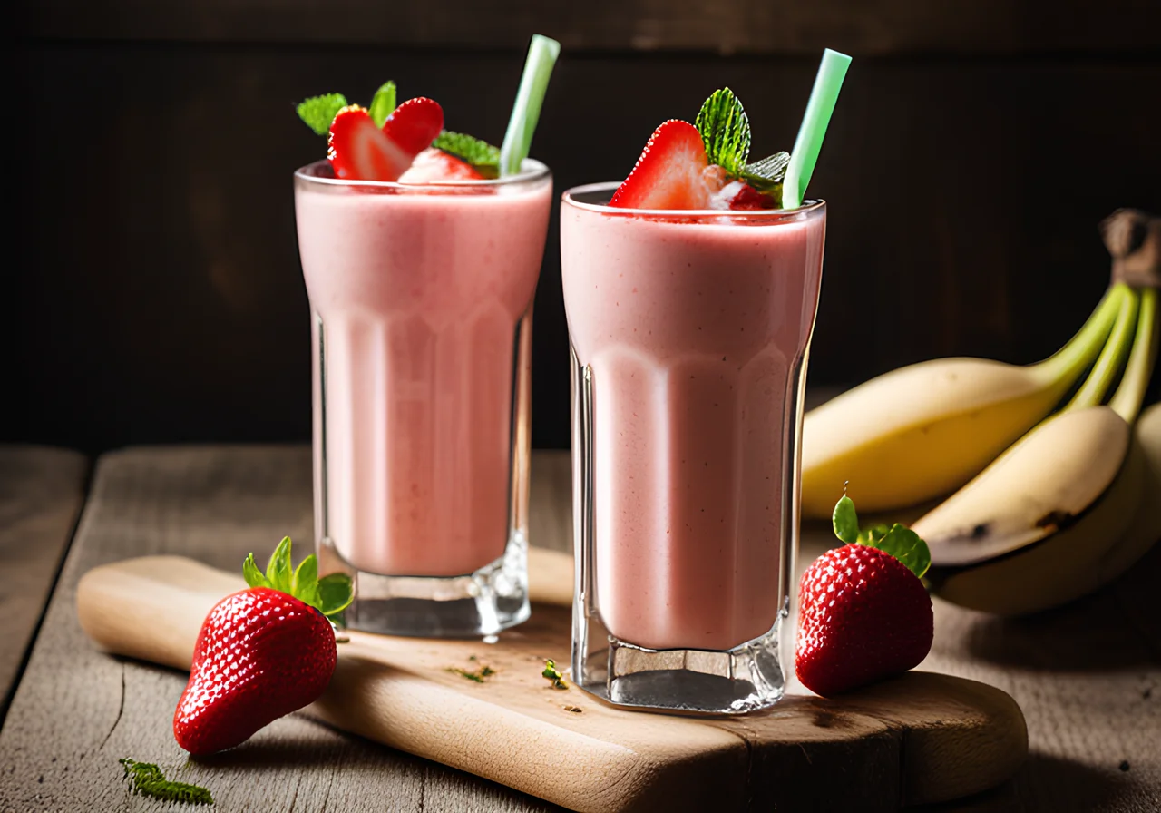 Strawberry Banana Shake