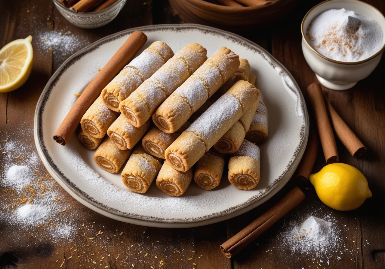 Almond Cookies with Honey Spanish Style