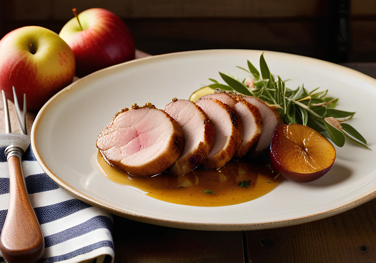 Pork Tenderloin with Apples