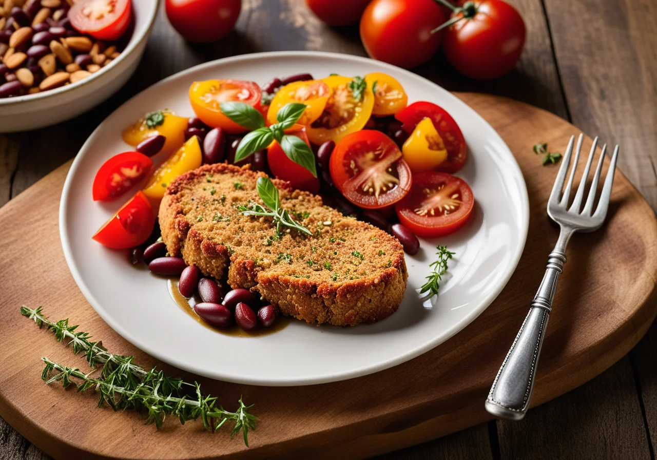 Turkey Cutlet with Beans