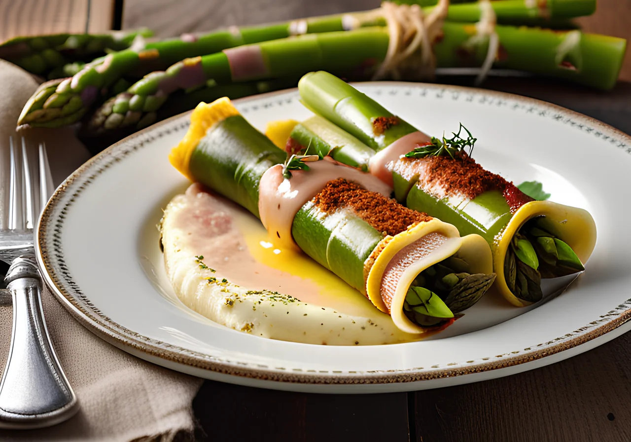 Baked Asparagus Cannelloni