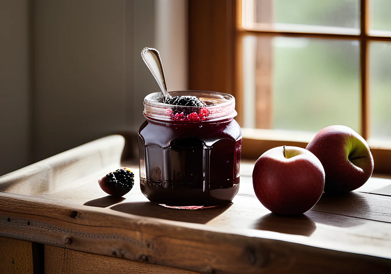 Apple Blackberry Jam