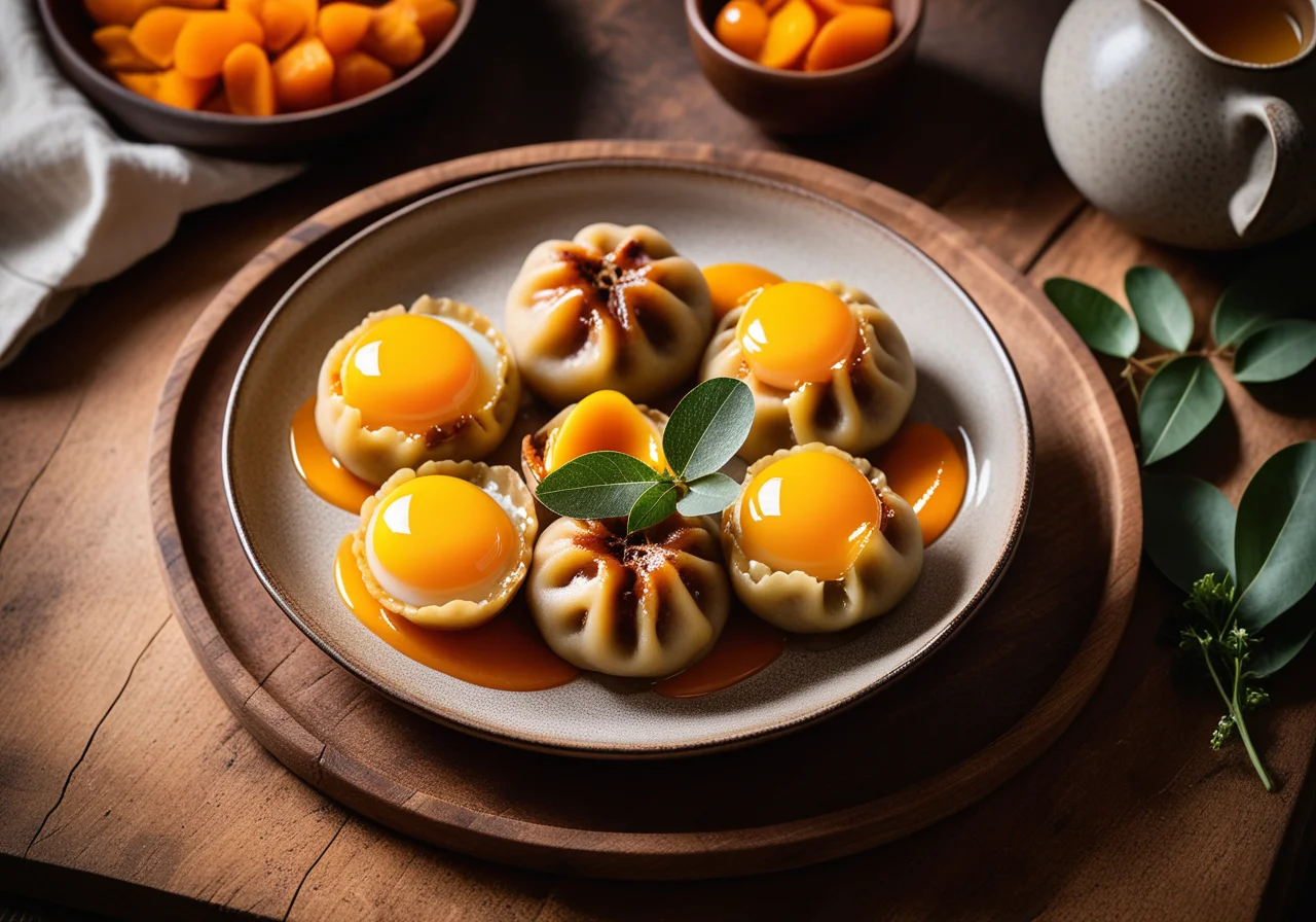 Wild Dumplings with Loquat