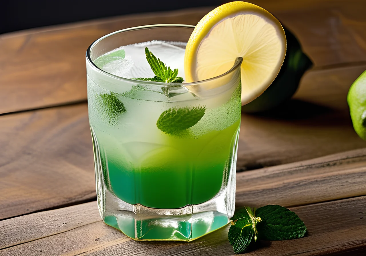 Green Alligator Cocktail