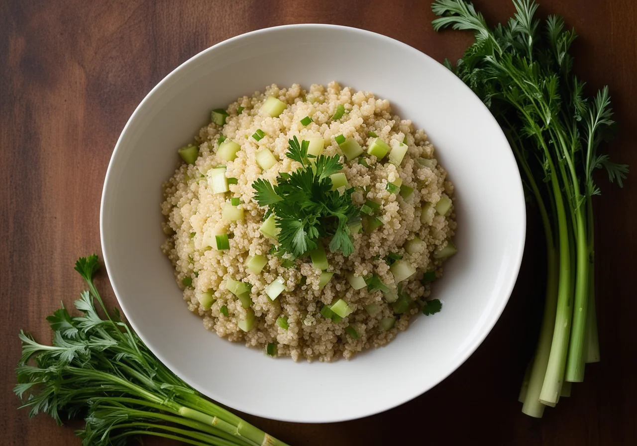Quinoa with Leeks