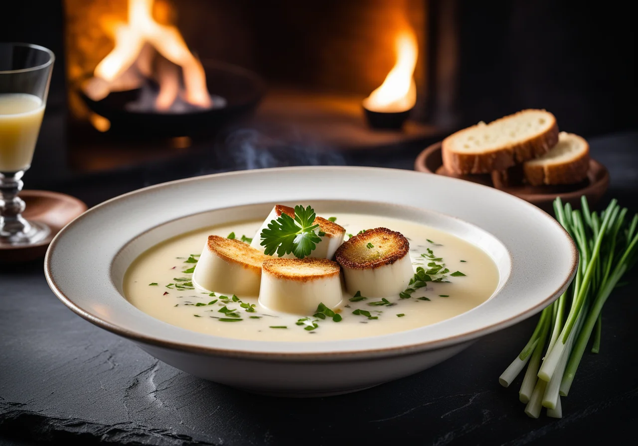 Smoked Hake Fish Soup