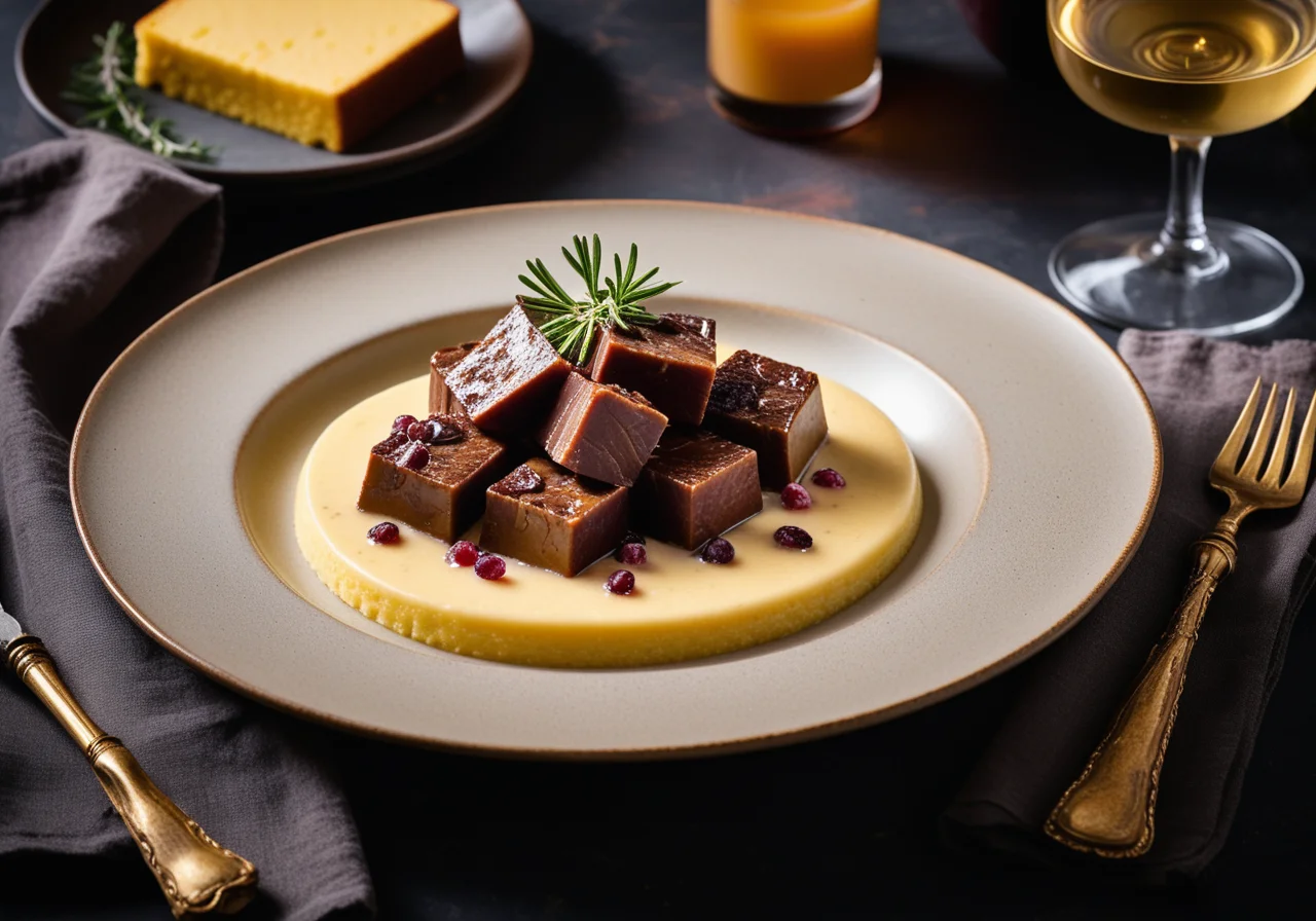 Veal Liver with Polenta