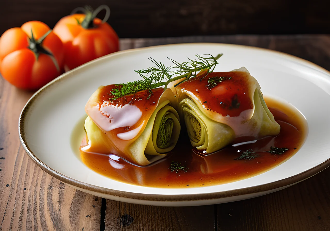 Cabbage Rolls with Ground Beef
