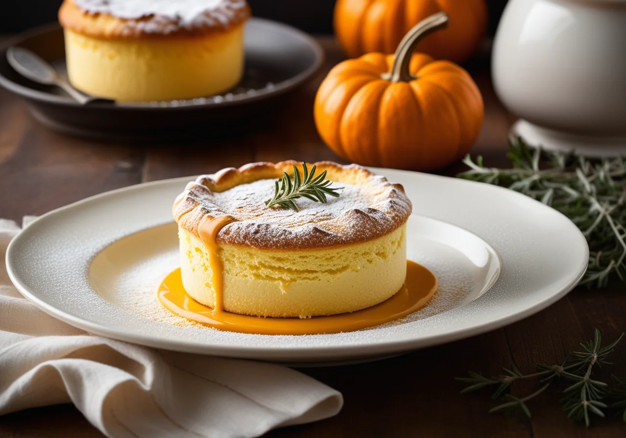 Soufflé with Pumpkin Puree
