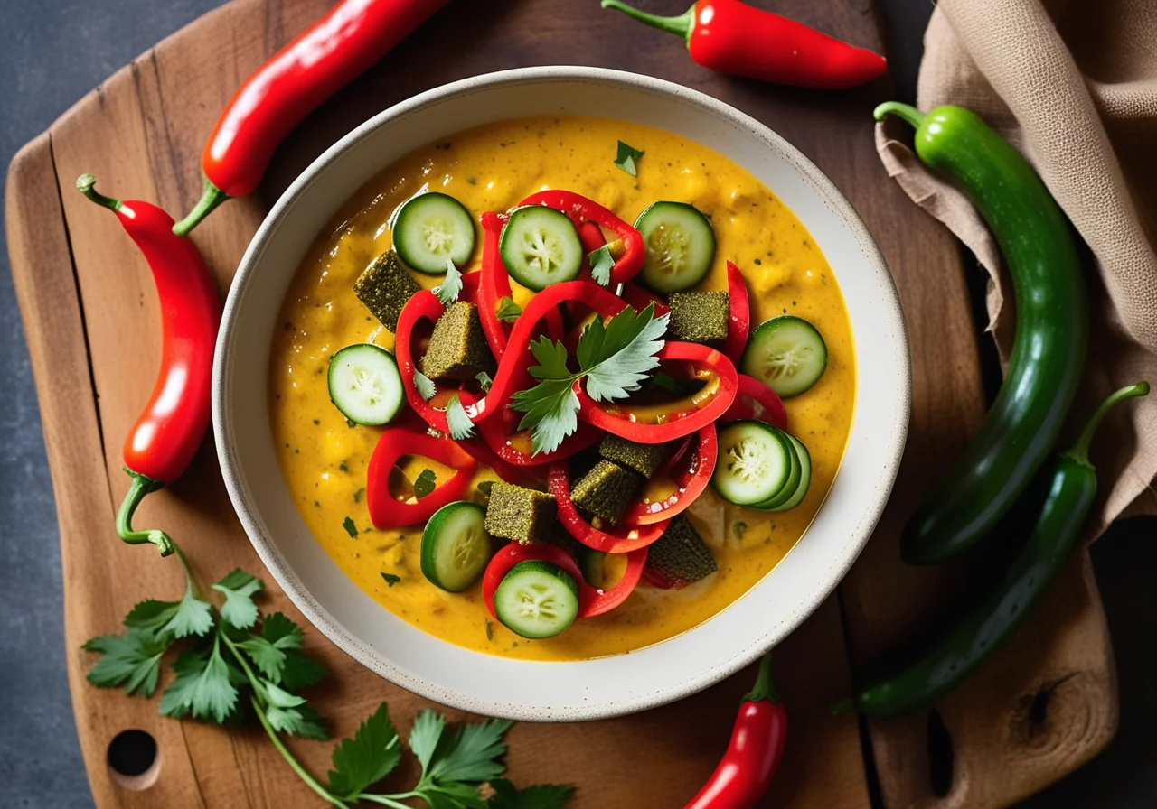 Paprika-Curry Pickles