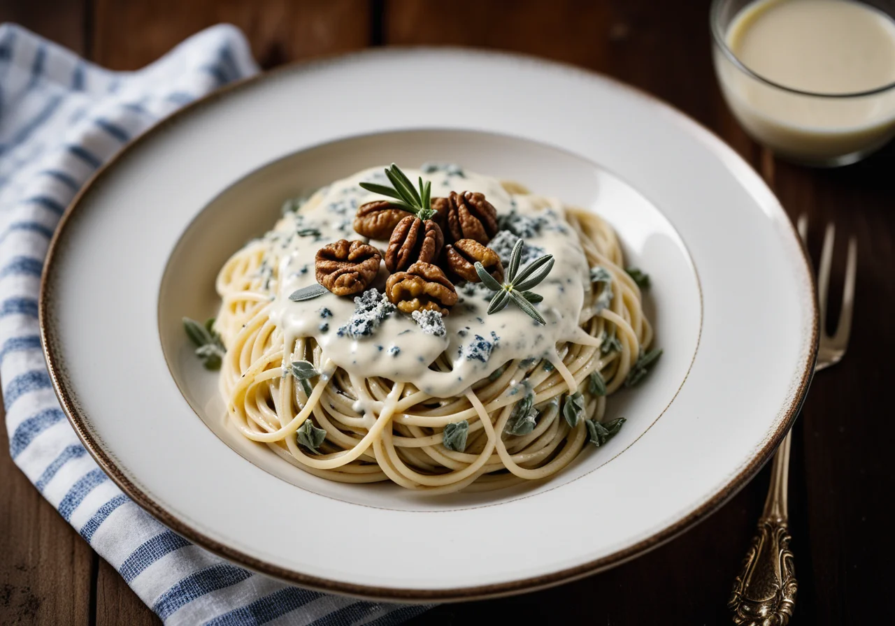 Pasta with Gorgonzola Sauce