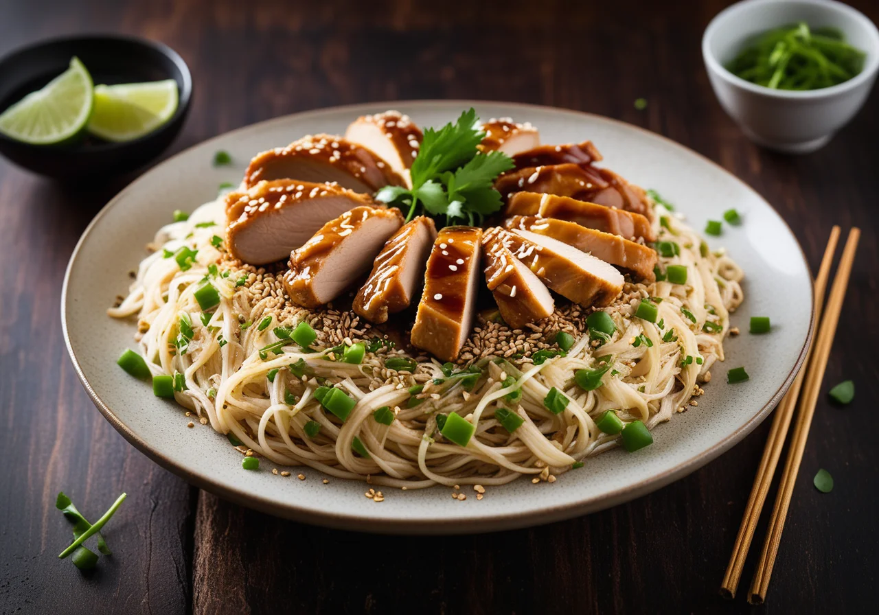 Chicken with Glass Noodles