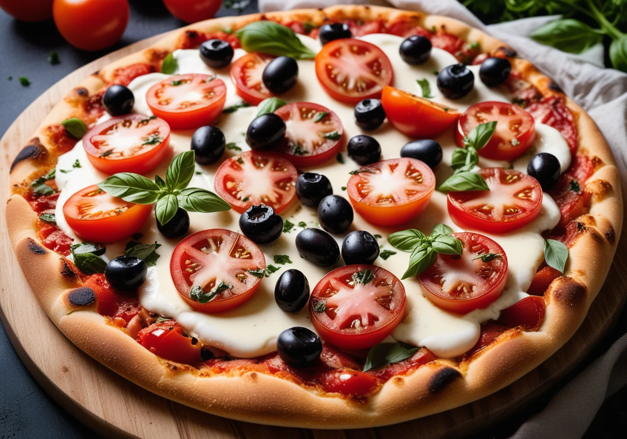 Tomaten-Fisch-Pizza