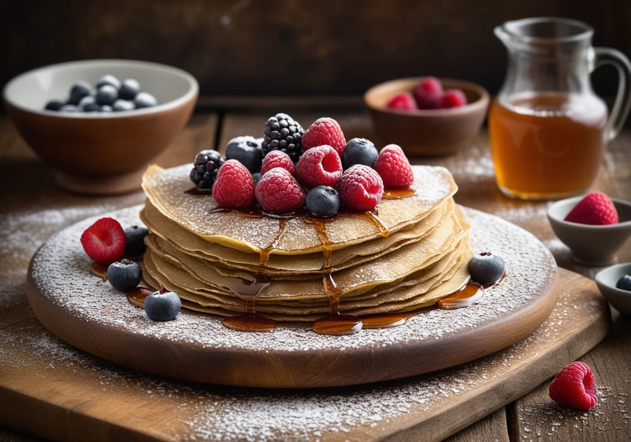 Spelt Buckwheat Crêpes
