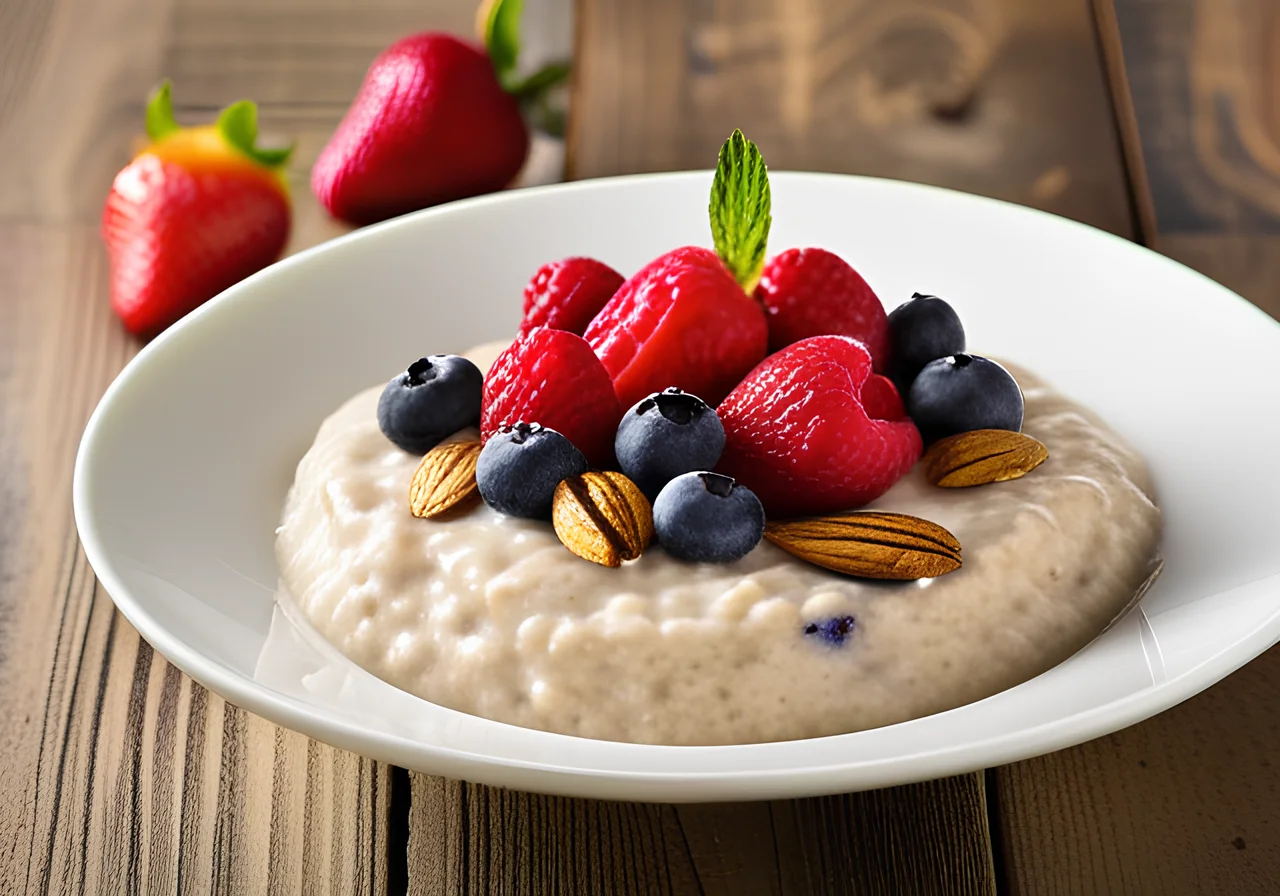 Porridge with Berries and Almonds