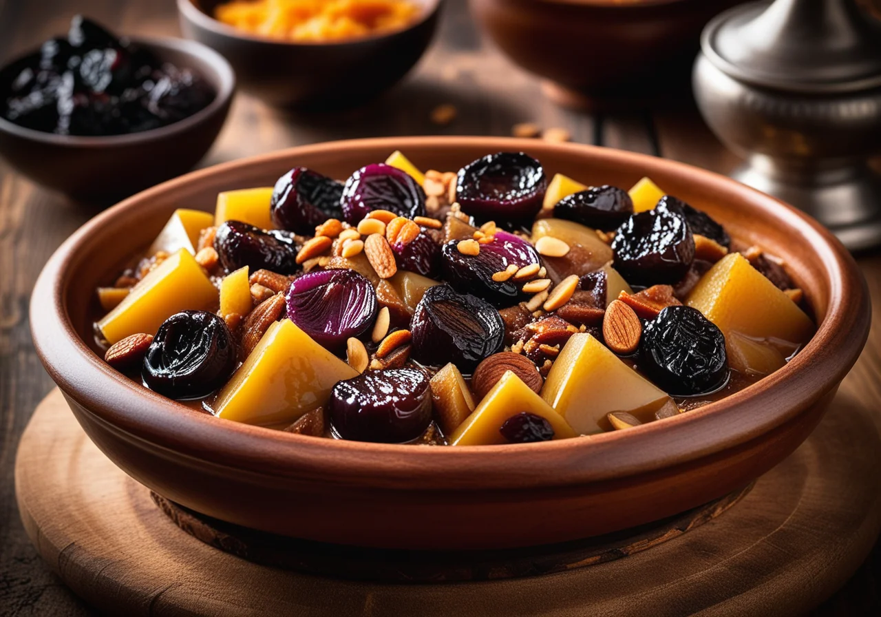 Tajine with Veal and Dried Prunes