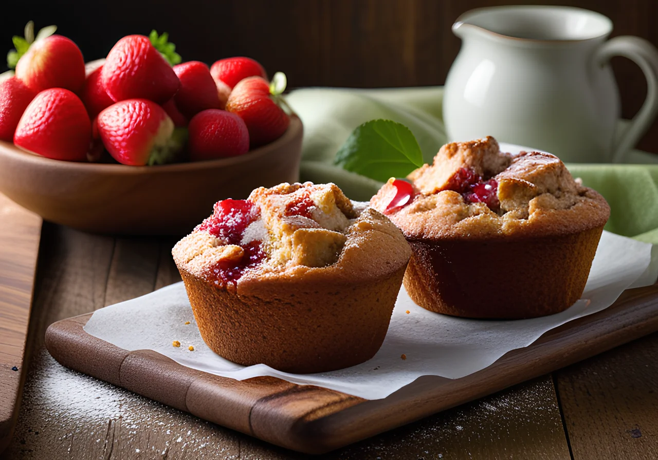 Rhubarb Muffins