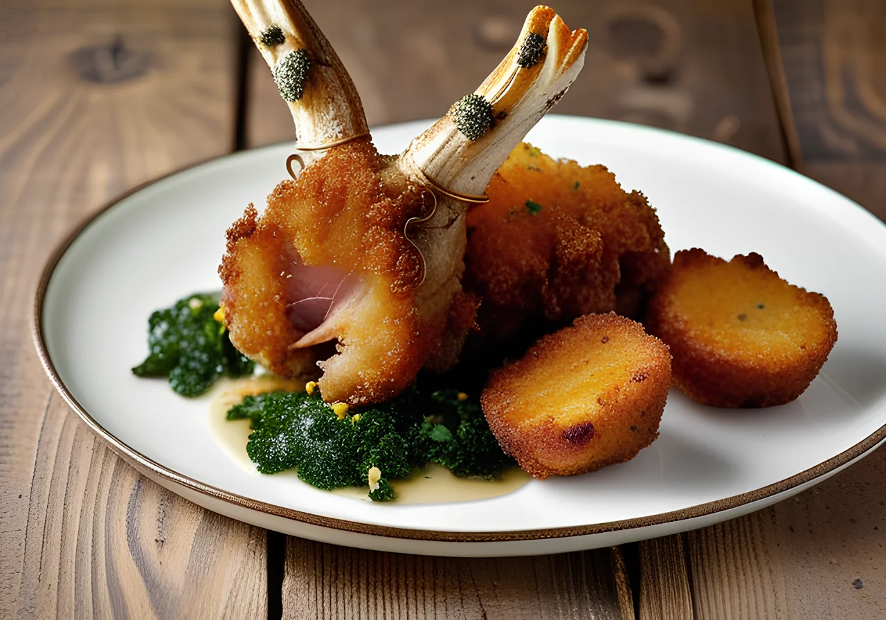 Lamb Rack with Herb Crust