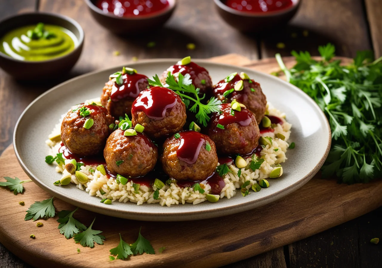 Pistachio Turkey Meatballs