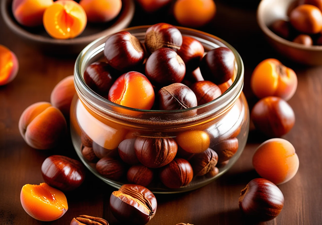 Caramelized and Pickled Chestnuts