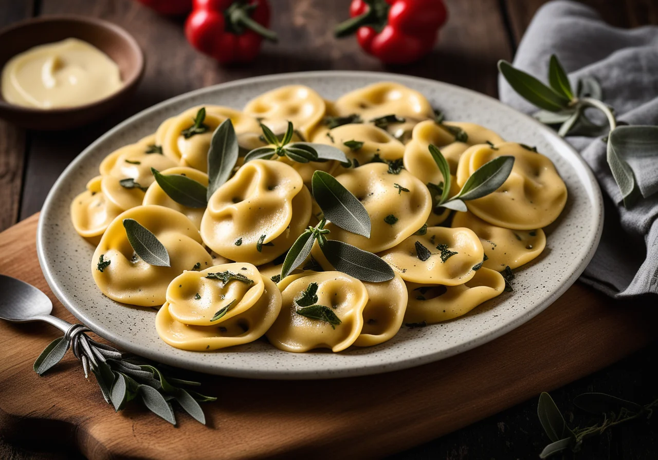 Gratinated Tortellini