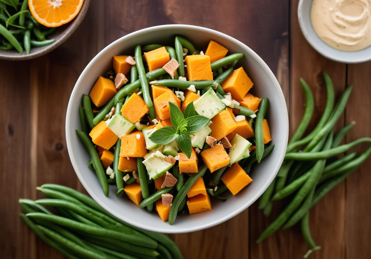 Sweet Potato Salad with Oranges