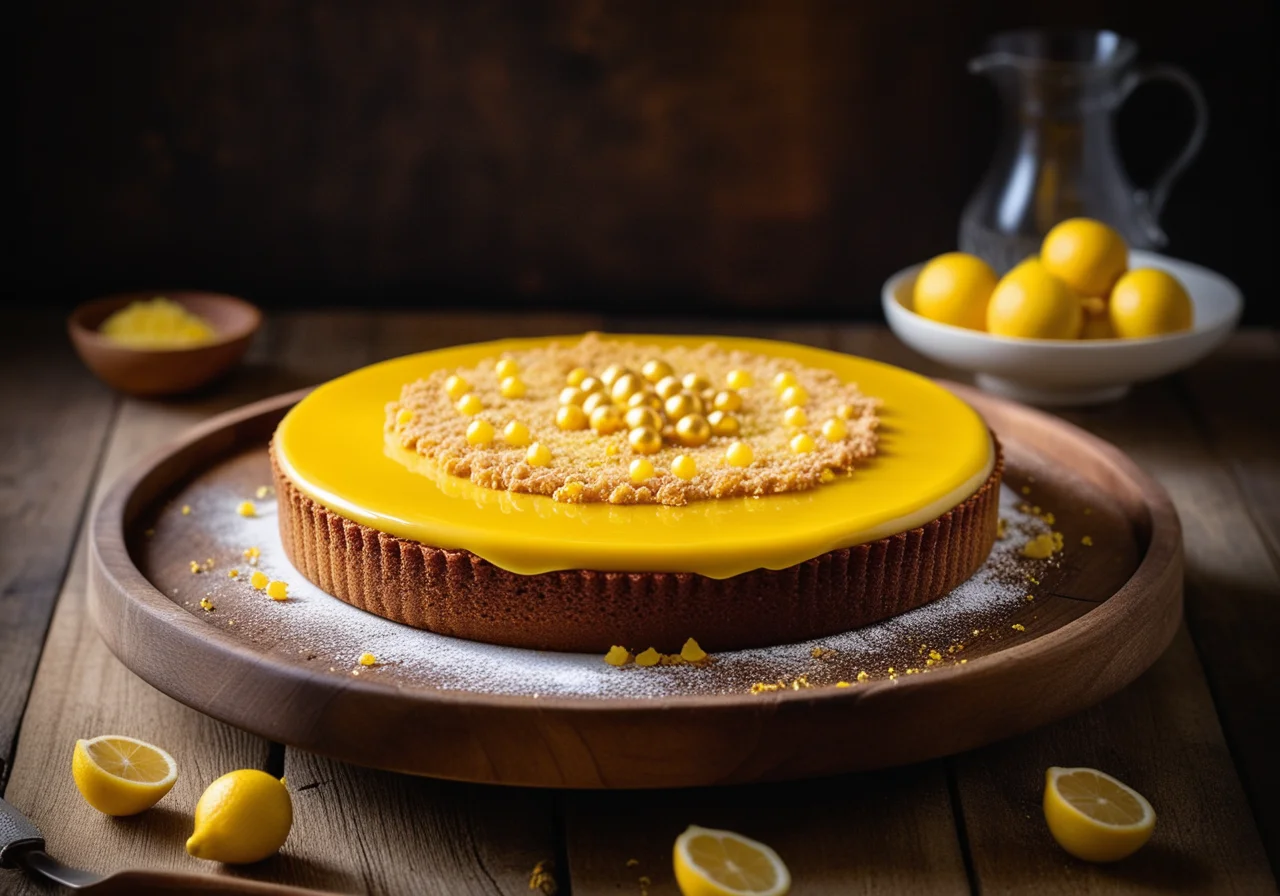 Small Easter Lemon Cream Cake