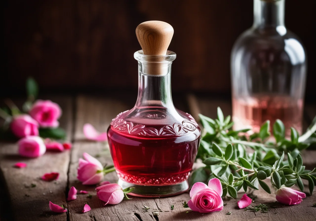 Rose Blossom Vinegar