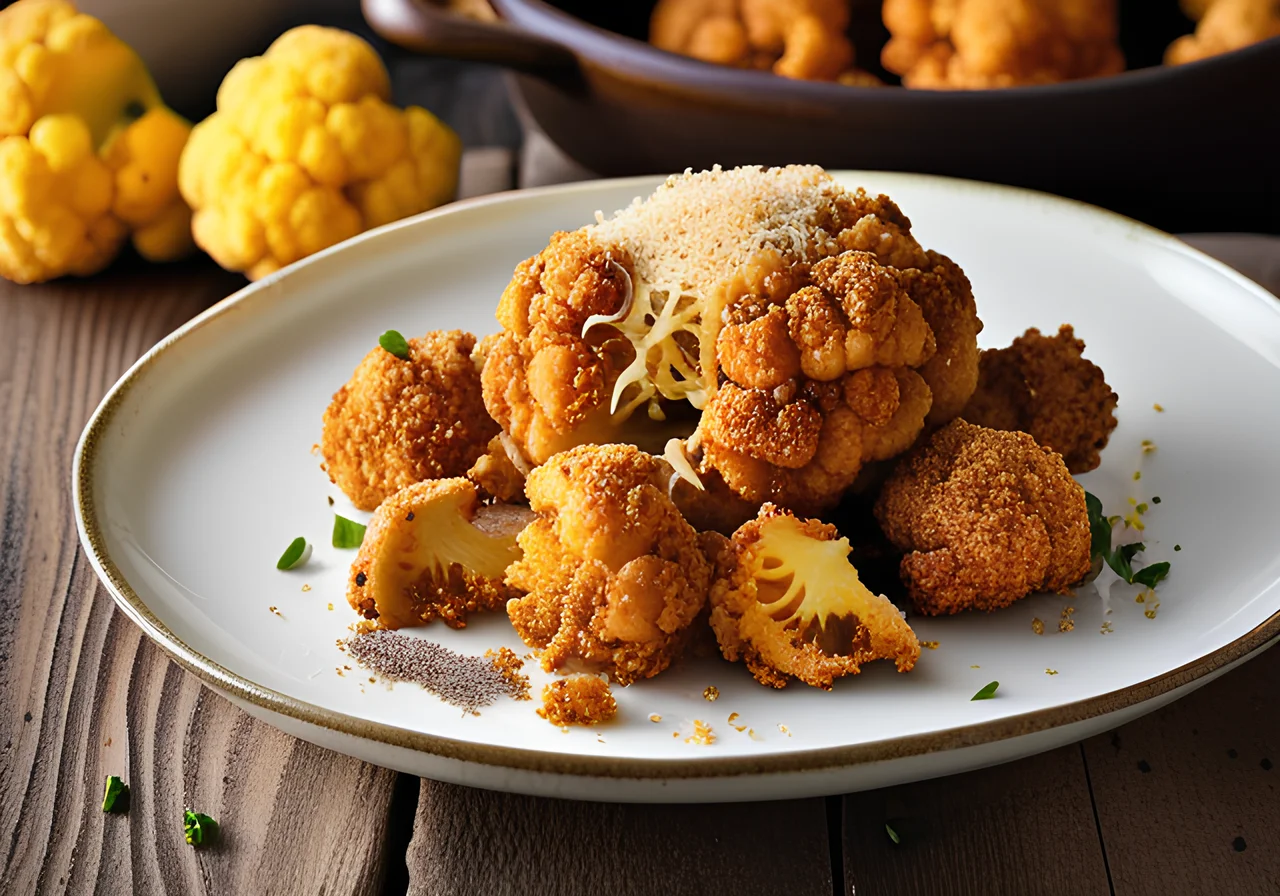 Cauliflower Baked with Breadcrumbs