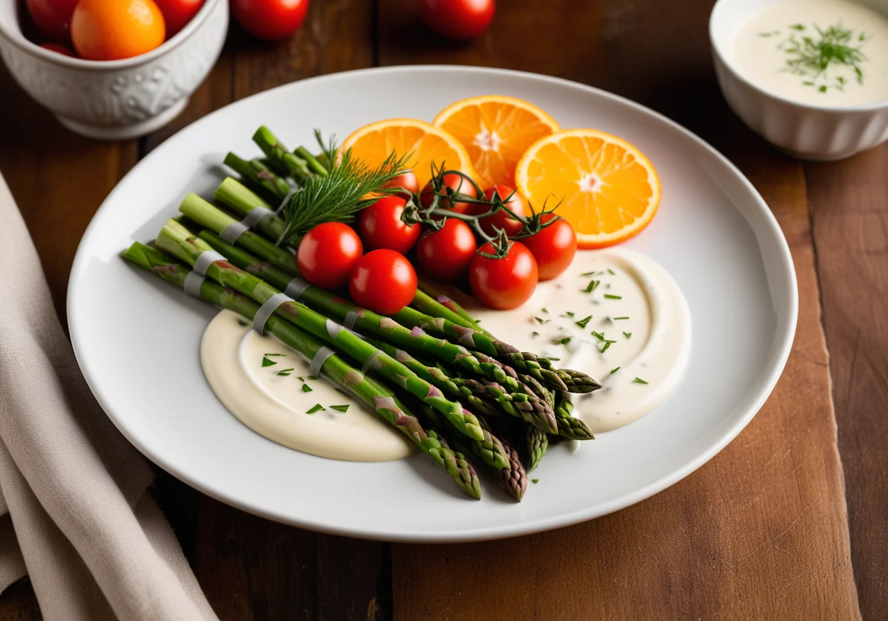 Asparagus with Sauces