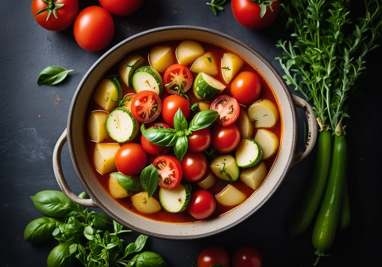 Tomato Vegetable Pot