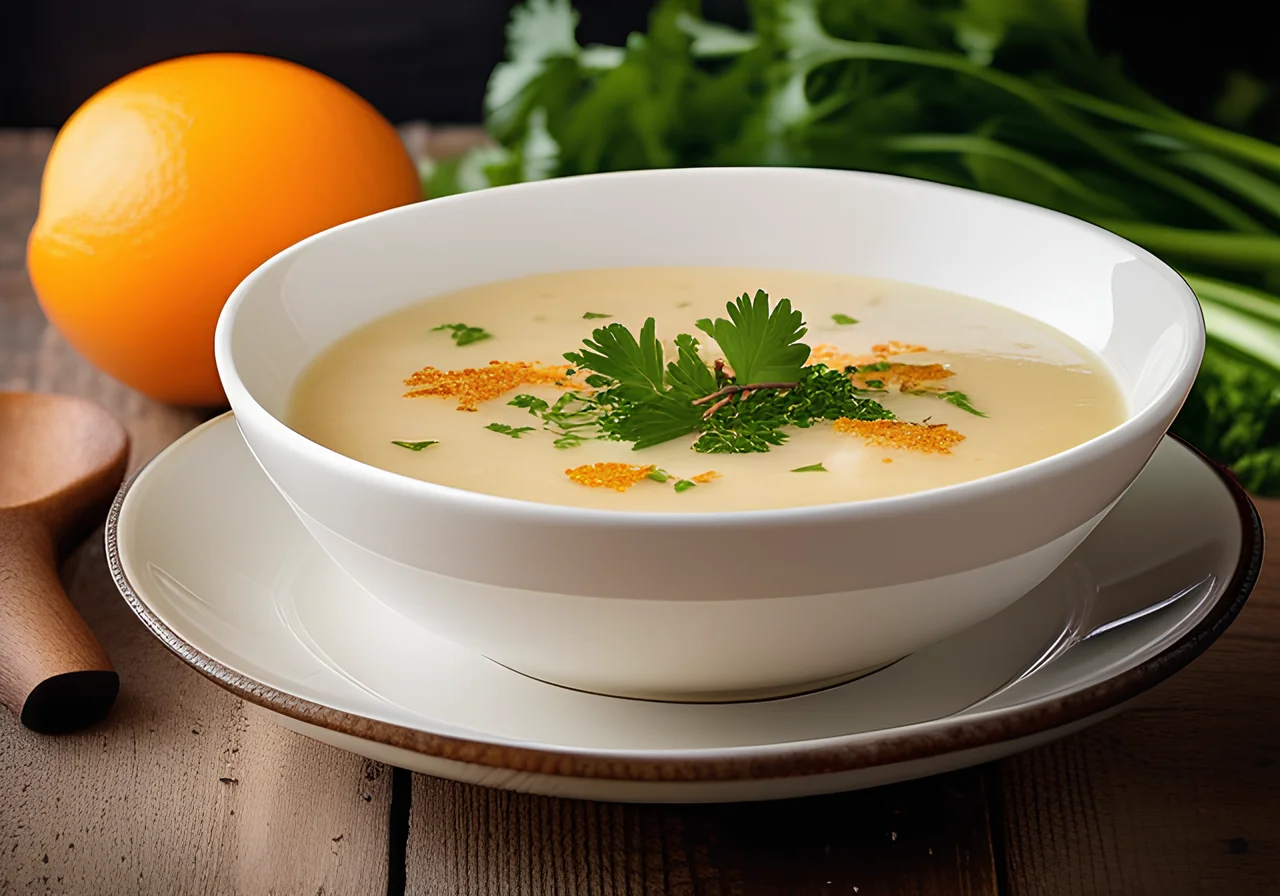 Turnip Soup with Smoked Pork