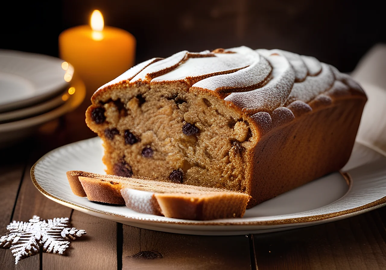 Christmas Cake in French Style