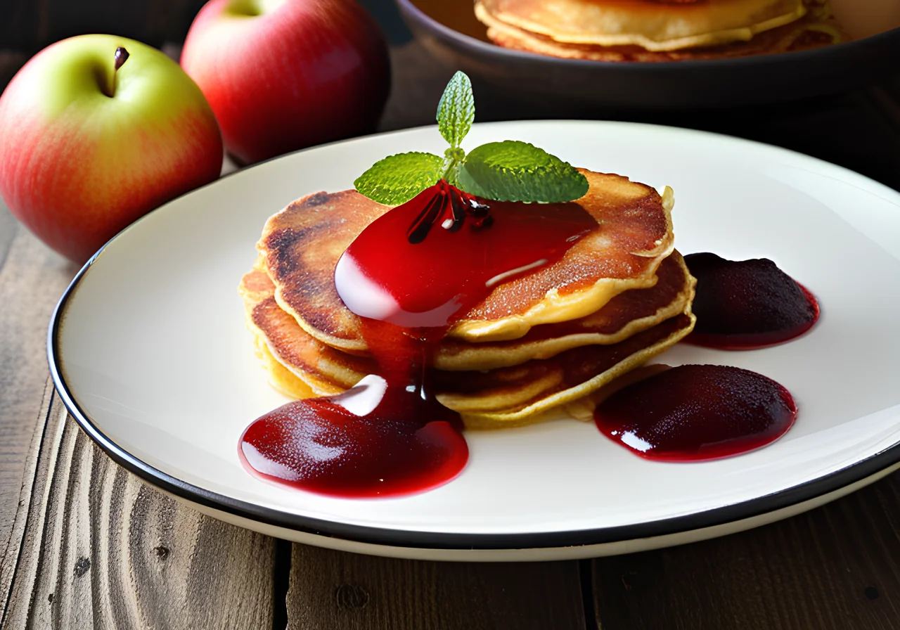 Potato Pancakes with Apple Compote