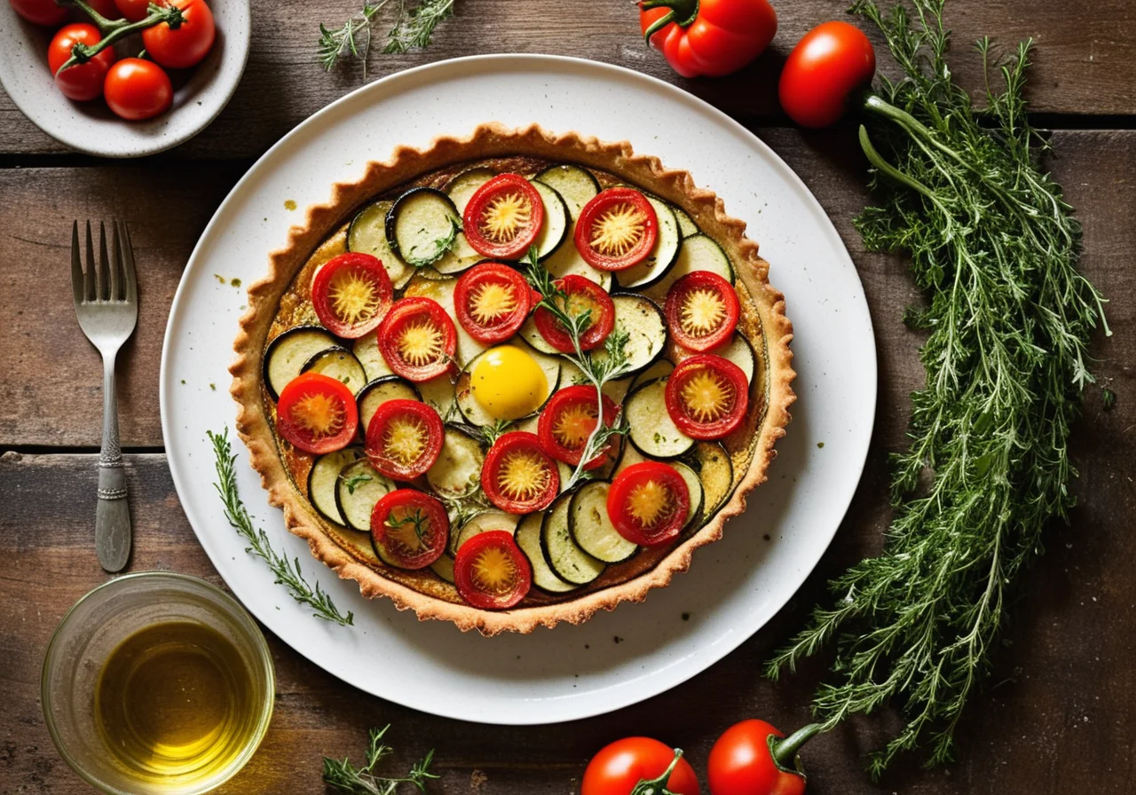 Mediterranean Vegetable Tart