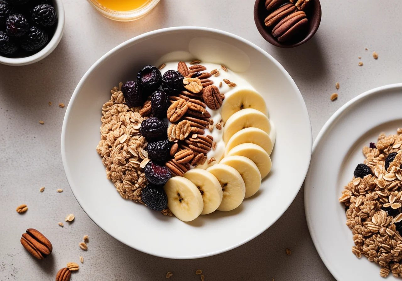 Muesli with Prunes and Bananas