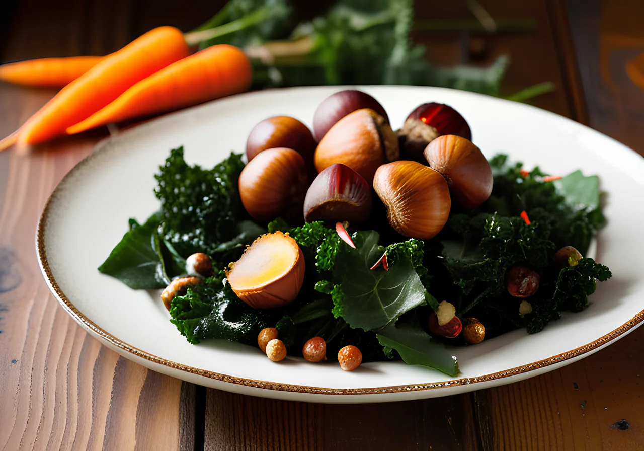 Polish Christmas Dish: Kale with Chestnuts