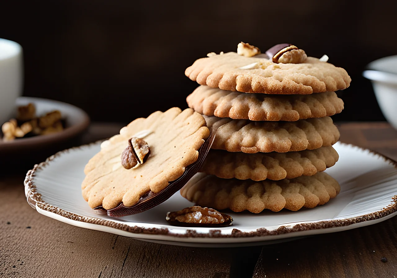 Walnut Shortbread Cookies