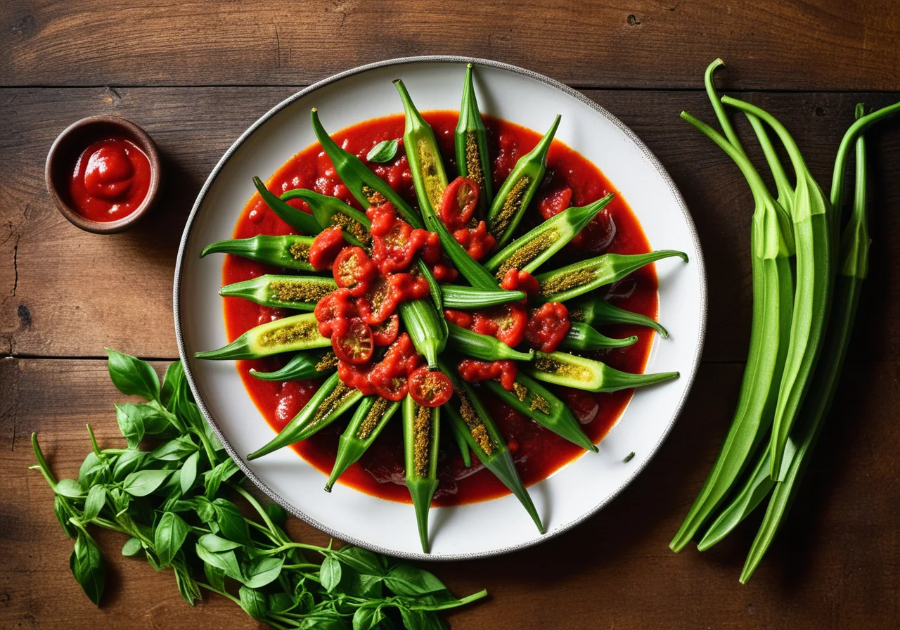 Okra with Tomato Sauce