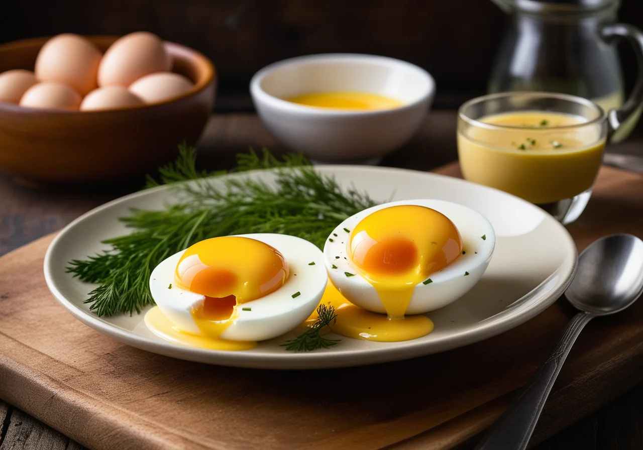Eggs with Mustard Sauce