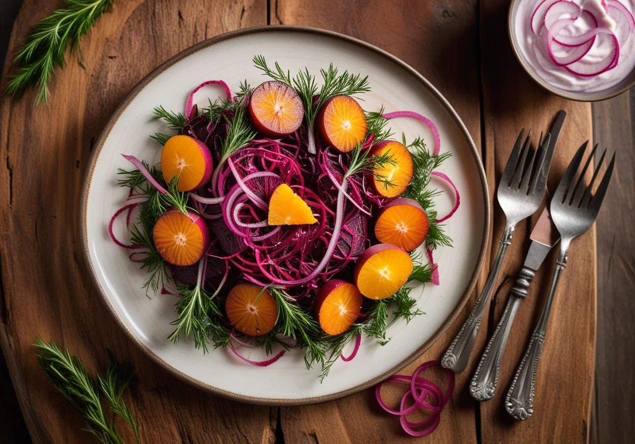Beetroot Sprat Salad