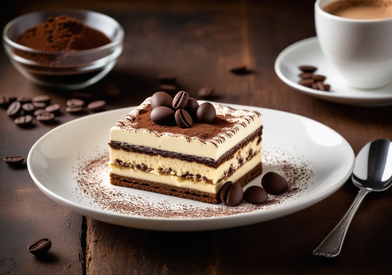 Tiramisu with Löffelbiskuits and Espresso