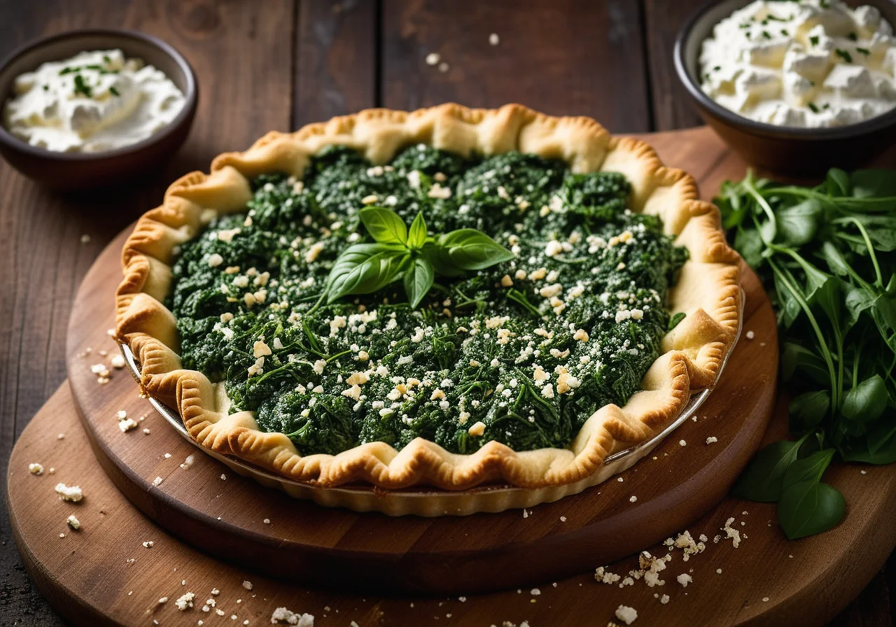 Pie Crust Half-Moons with Spinach-Feta Filling